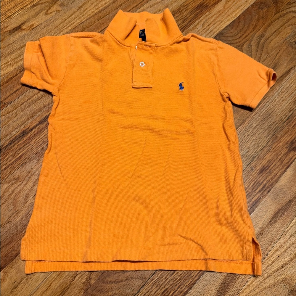 Ralph Lauren Boys Orange Polo Shirt